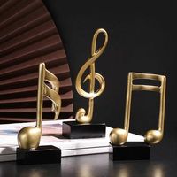 figura de nota musical simbolo musical decoracion de escritorio artesania de resina adorno moderno para el hogar nuevo