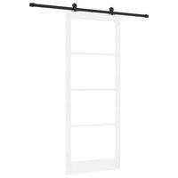 puerta corredera orkdal y negro 93 x 232 cm vidaxl