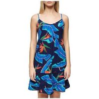 superdry vestido robe courte sans manches bleu marine para mujer