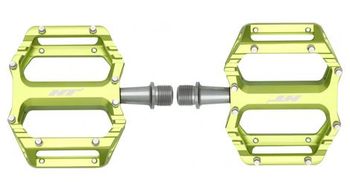 Par de pedales planos ht components ar09 verde