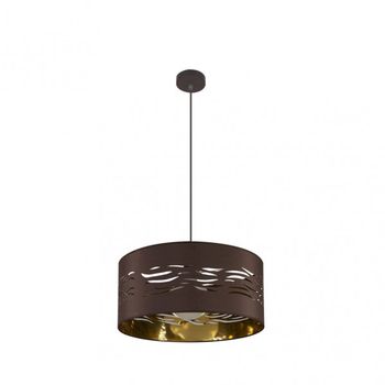 FABRILAMP Colgante Niebla 1xE27 marrón marrón Oro 40D