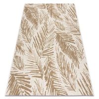 flat 48977256 alfombra de sisal hojas de palma - color paja beige natu 80x150 cm