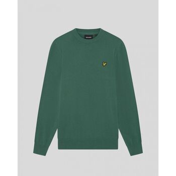 Lyle & Scott Jersey KN2136V COTTON CREW-W130 EVERGLADE para hombre