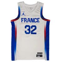 camiseta victor wembanyama francia jordan swingman blanca