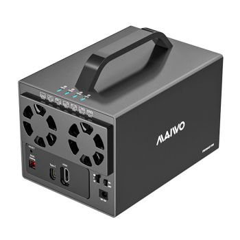 MAIWO K35274D Caja externa RAID de 4 bahías para disco duro con puerto HD Type-C a SATA HDD SSD, soporte para 7 modos RA
