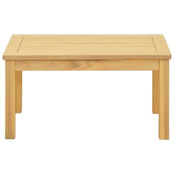 Mesa De Jardín | Mesa De Café Acacia Clara 70 X 40 X 36 Cm