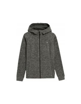 Chaqueta de montaña 4F Fleece gris Mujer