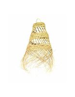 lampara esparto masera 2c 30  o 30cm - alto 25cm  artesania espanola