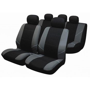 Neo Seat Covers Black with grey pattern, inc Head Rest