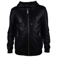 philipp plein sport cazadora de cuero - para hombre