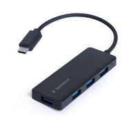 concentrador gembird usb 31 gen 1 tipo c de 4 puertos