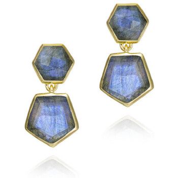 Jorge Revilla Pendientes Pendientes pentagonal Atlas para mujer