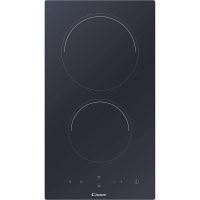 candy cdh30 placa vitroceramica 2 zonas 30cm negro