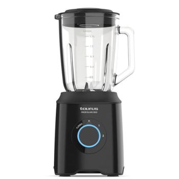 Batidora de vaso Taurus Prior Glass 1500 1500W 1,5L Cristal Turbo Cuchillas Inoxidable