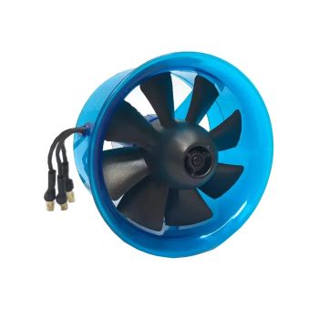 Hobbyocean unidad de ventilador de deriva eléctrica ducta EDF de 64 mm con 8 aspas y motor sin escobillas de 4300KV 5250