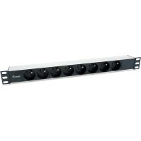 equip regleta 8 tomas para rack 19 1u negro