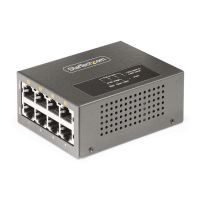 inyector poe startechcom 4 puertos multigigabit 5gbps 95w