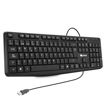 PcCom Essential K20 Teclado con Copilot Negro