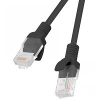 lanberg cable de red rj45 utp cat6 25cm negro