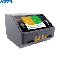 hota d6 pro negro ac 200w dc 2x325w 15a canal cargador de bateria inteligente descargador lipo cargador para piezas de repuesto de drones rc