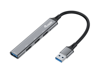 hub usb equip life usb 1 puerto usb 30 3 puertos usb 20 carcasa aluminio