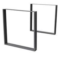 2x conjunto de patas de mesa industriales gris ecd germany