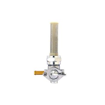 Grifo de combustible M22x1 conexión lateral izquierda Late Style cromado