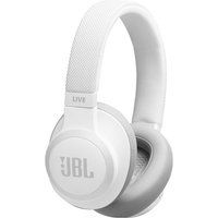 jbl live 650btnc wireless bluetooth noise-cancelling headphones - white white