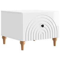 mesa de centro 49x50x40 cm madera - blanco