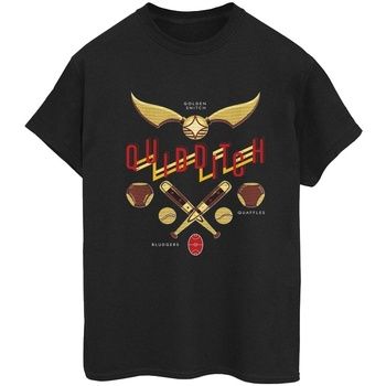 Harry Potter Camiseta manga larga Quidditch Golden Snitch para mujer