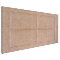 cabecero tapizado zoe cabezal acolchado  tapizado en teijdo alta gama acuaqulin antimanchas  color beige  medida 95x55x3cm cama 8090 cm