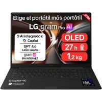 portatil lg gram pro 16z90u-kaub5bn 16 intel core ultra 7 358h 32gb 512gb ssd intel arc b390 windows 11 home