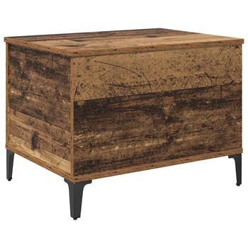 Mesa De Café | Mesa De Centro Madera Envejecida 60 X 44,5 X 45 Cm