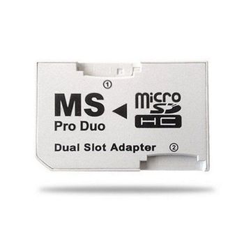 Adaptador Dual MicroSD a Memory Stick Pro Duo Blanco