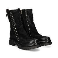 as98 botines con tacon mujer - negro talla 37