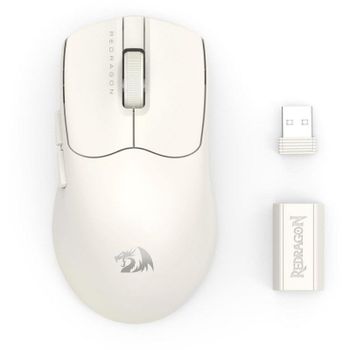 Ratón Redragon Axion M933 Conectividad Triple 45000 DPI Blanco 5 Botones
