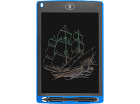 pizarra electronica - dam dmab0025c30 85 cristal liquido pen fondo multicolor azul