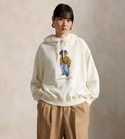 polo ralph lauren para mujer 211b17799001 sudadera de mujer de algodon con polo bear blanco roto xs casual manga larga