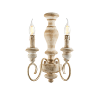 aplique cascina en madera y hierro blanco y gris tortola 2 luces 25 p18 bl265-ap2-bt