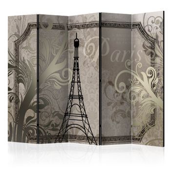Biombo - Vintage Paris - Gold Ii (225x172 Cm)