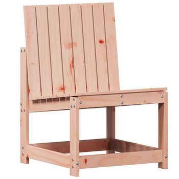 Silla De Jardín | Silla De Exterior | Sillón Madera Maciza Douglas 50,5x55x77 Cm