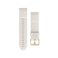pulsera hama para reloj inteligente beige silicona y acero inoxidable