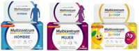 multicentrum hombre 30 comprimidos  mujer 30 comprimidos  junior 30 comprimidos masticables