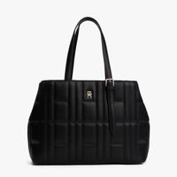 tommy hilfiger bolso tote con insignia aw0aw17452-bds