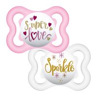 mam air 0 months soother - pink