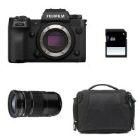 camara sin espejo fujifilm x-h2 402mp 8k wifi 18-120mm bluetooth estabilizacion de imagen