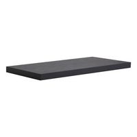 estante de madera color antracita para lavabo de apoyo 120 cm  valentina