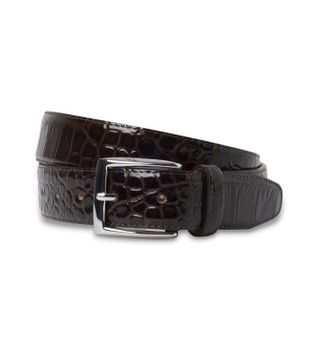 Hackett London para hombre. HM413616 Cinturón Nicole marrón (28), Casual, Piel