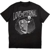 nightmare before christmas camiseta manga larga love is eternal para hombre