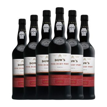Dow's Port Vino Generoso Fine Ruby Porto 75 Cl 19% Vol. (pack De 6 Unidades)